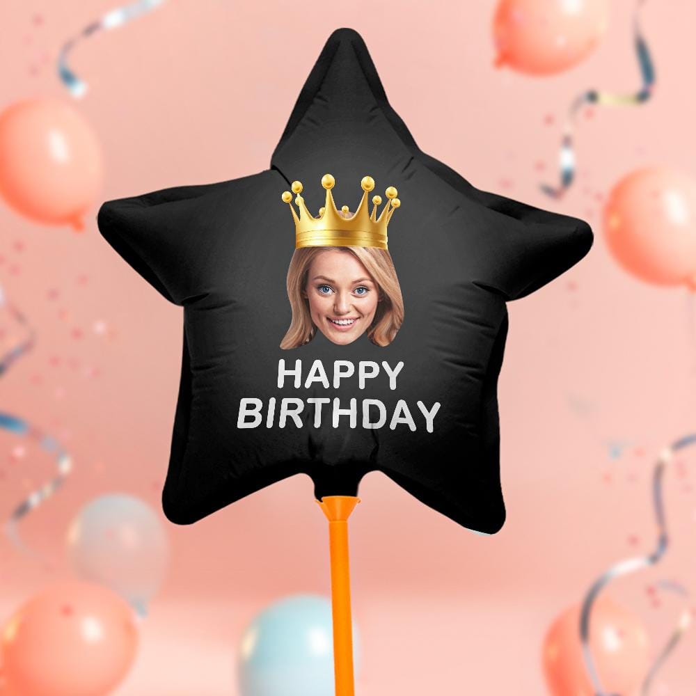Custom Happy Birthday Balloons Personalized Face Balloon Decoration for Birthday