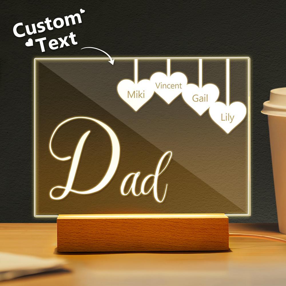 thoughtful custom gift for dad with custom detail