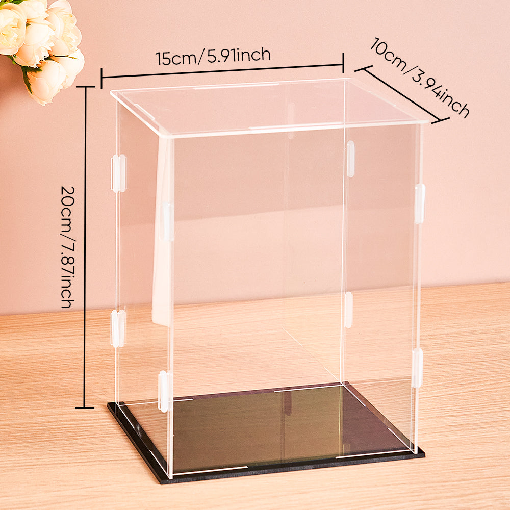 personalized bobblehead bring joy desk figurine character dustproof clear acrylic display display