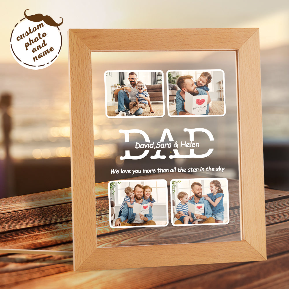meaningful custom gift for dad with keepsake style