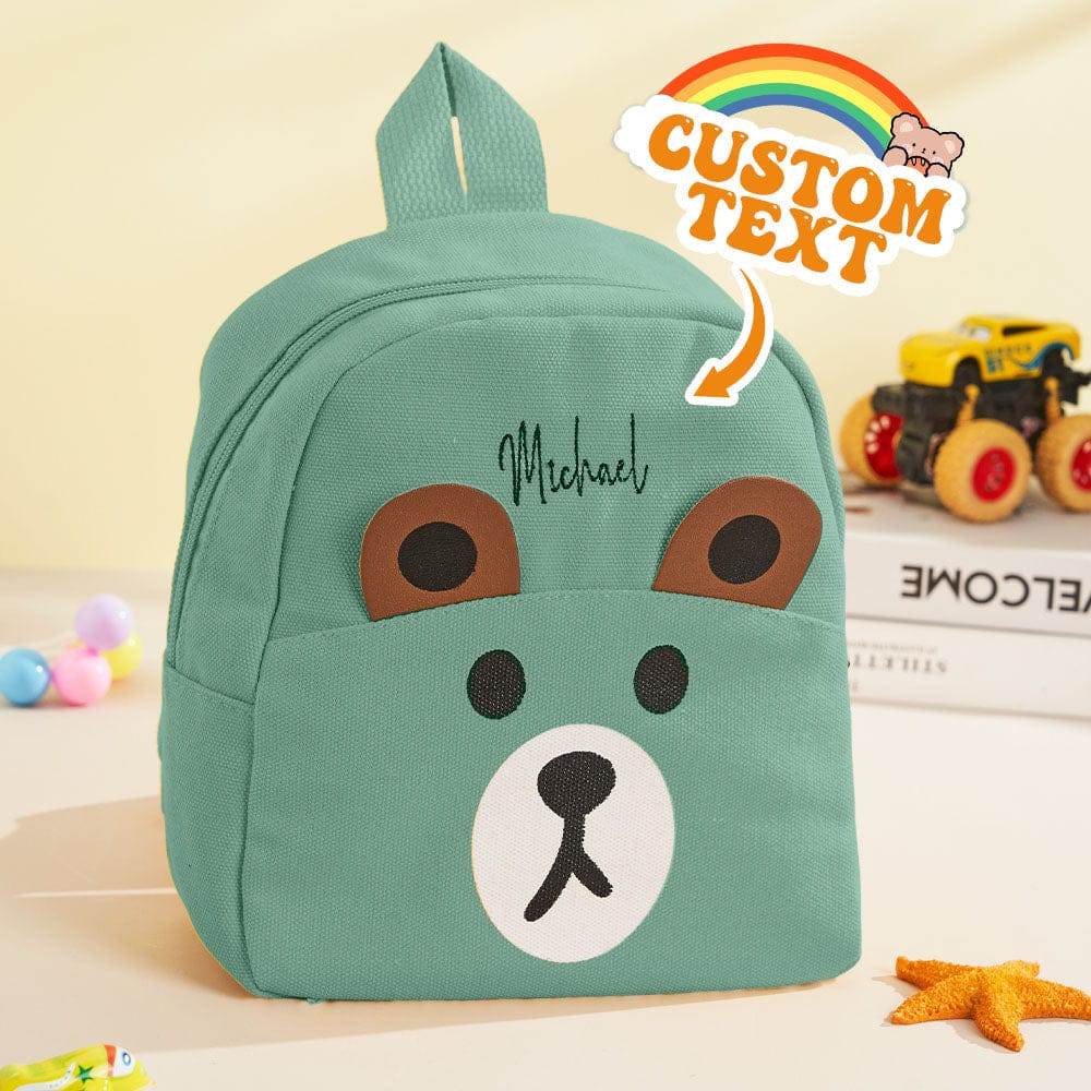 Personalized Name Embroidery Backpack Custom Mini Bear Backpack School Bags Gift for Kids