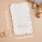 Personalized Baby Soothing Towel Custom Muslin Towel with Embroidered Name Gift for Baby