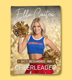 Editable Cheerleader blanket with Gold Confetti and Sparkling Lights, Cheer Dance blanket, Cheer Background, Cheer Backdrop blanket 746055 - DiyGiftly