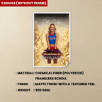 Editable Cheerleader Canva Poster with Gold Confetti and Sparkling Lights, Cheer Dance Poster, Cheer Background, Cheer Backdrop Canva Poster 746004 - DiyGiftly