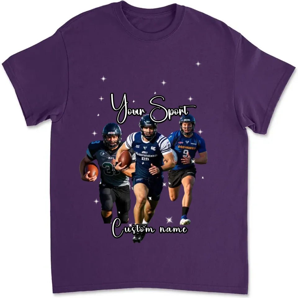 Editable Football Mascot T-Shirt, 90s T-Shirt Photo Collage 740636 - DiyGiftly