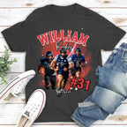 Editable Football Mascot T-Shirt, 90s T-Shirt Photo Collage 740636 - DiyGiftly
