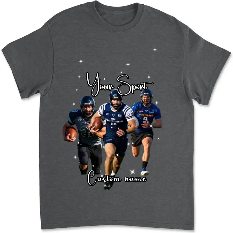 Editable Football Mascot T-Shirt, 90s T-Shirt Photo Collage 740636 - DiyGiftly