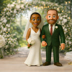 Custom 2 People 3D Mini Figure From Your Photo Personalized Toy Figure Gifts For Couple