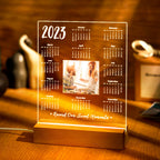 Personalized 2023 Calendar Night Light Custom Photo and Text Led Lamp