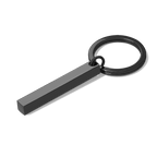 Personalized 3D Bar Keychain Engraved Music Code Key Chain