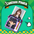 Personalized Brick Figure Fridge Magnets Pink Photo Stickers DIY Gift Fridge Magnets Gifts For Girlfriend Boyfriend Valentines Day