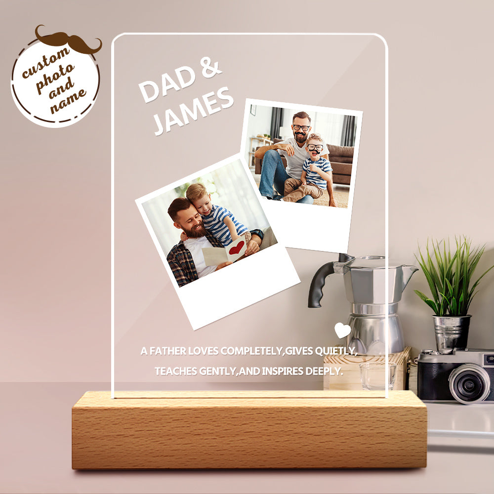 thoughtful custom gift for dad with custom detail