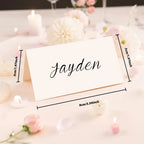 Personalized Wedding Place Names Wedding Table Place Name Cards Minimal Wedding Table Decor