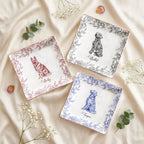 Elegant Chinoiserie Toile Dog Breeds - Personalized Jewelry Dish for Dog Lovers 1071011 - DiyGiftly