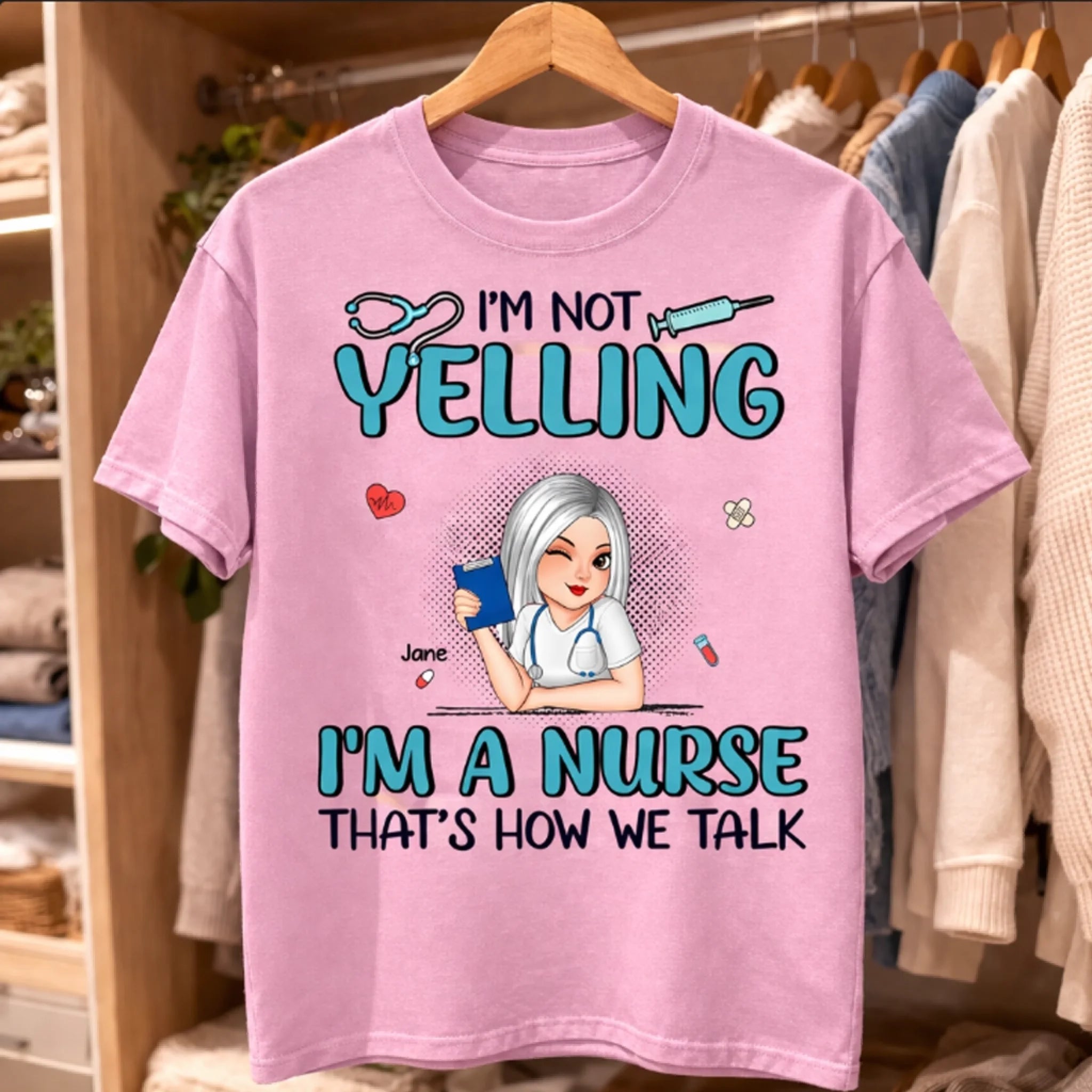 personalized nurse t shirt and hoodie premium comfortable fit