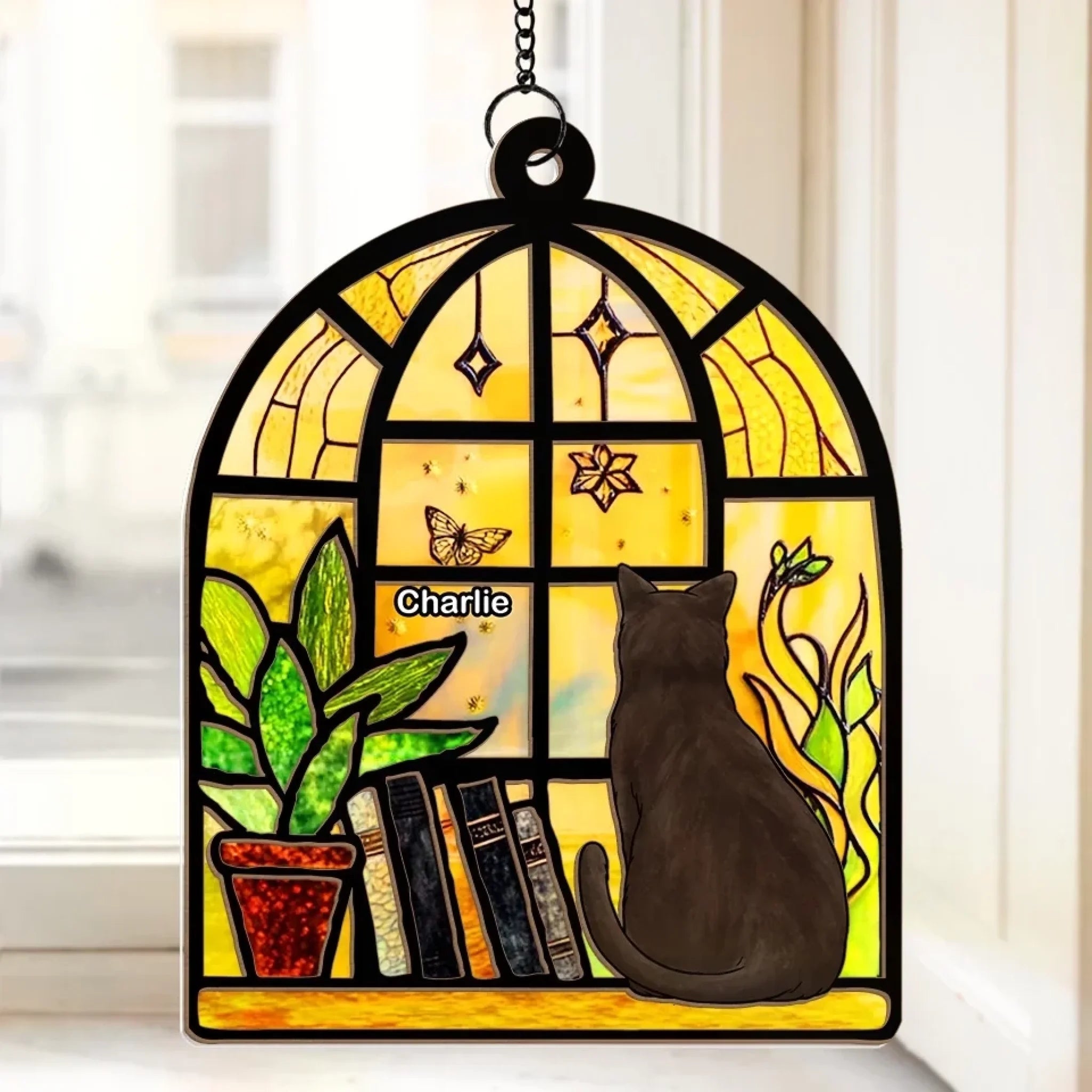 Every Cat Is My Best Friend – Personalized Cat Window Suncatcher Ornament 1059722 - DiyGiftly
