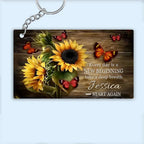 Every day is a New Beginning take a deep breath and Start Again - Personalized Keychain 738636 - Y - DiyGiftly