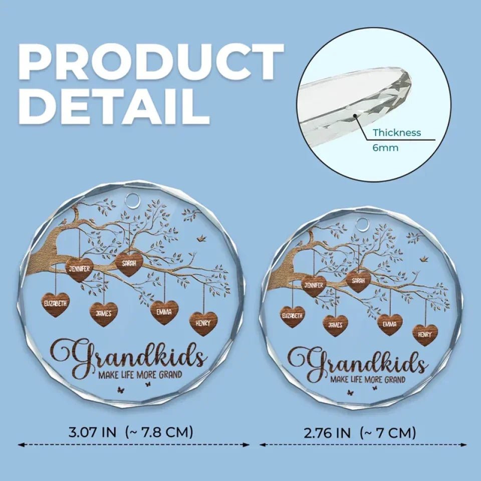 Every House Needs A Grandmother In It - Family Personalized Custom Circle Glass Ornament - Christmas Gift For Grandma 685877 - DiyGiftly