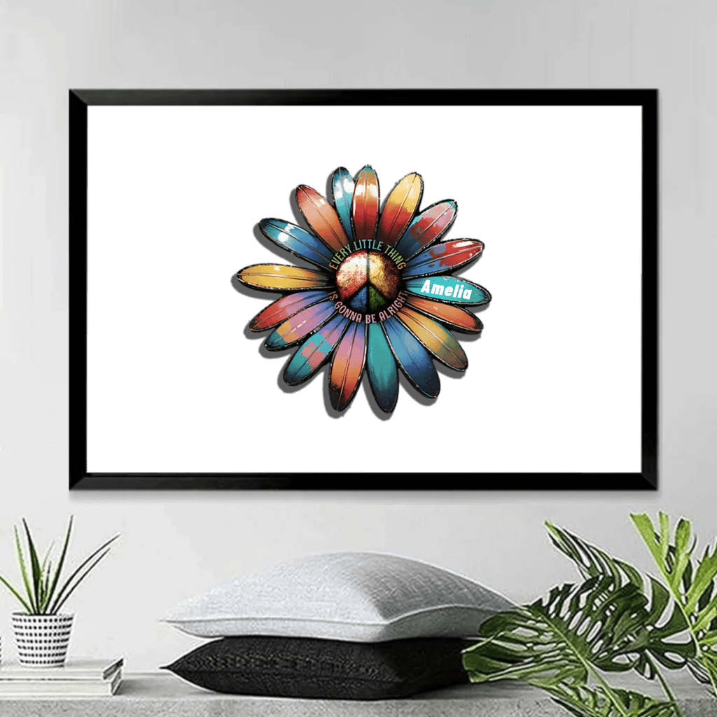 Every Little Thing Is Gonna Be Alright - Custom Name Personalized Poster/Canvas - Special Gift For Family Members or Friends 734758 - 735318 - DiyGiftly