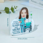 custom photo nurse and mom standee personalized keepsake gift