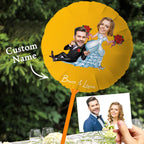 Personalized Face Balloons for Party Engagement Wedding Anniversary Decorations