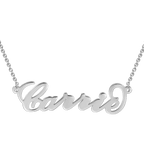 Custom Carrie Style Name Necklace