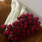 Crochet Flower Bouquet Blanket Mother's Day Gift for Her