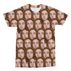 Custom Face T Shirt Printing Unisex Tee Shirts