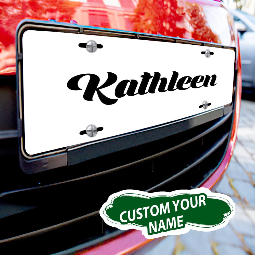 Custom License Plate Personalized Name Funny License Plate for Car