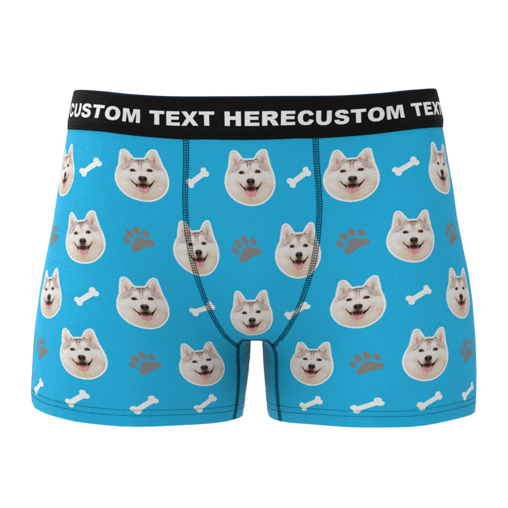 personalized face photo mens underwear gift for boyfriend