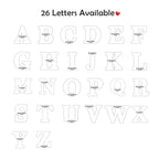 Personalized Wooden Name Sign Custom Letter Guest Book Wedding Guest Book