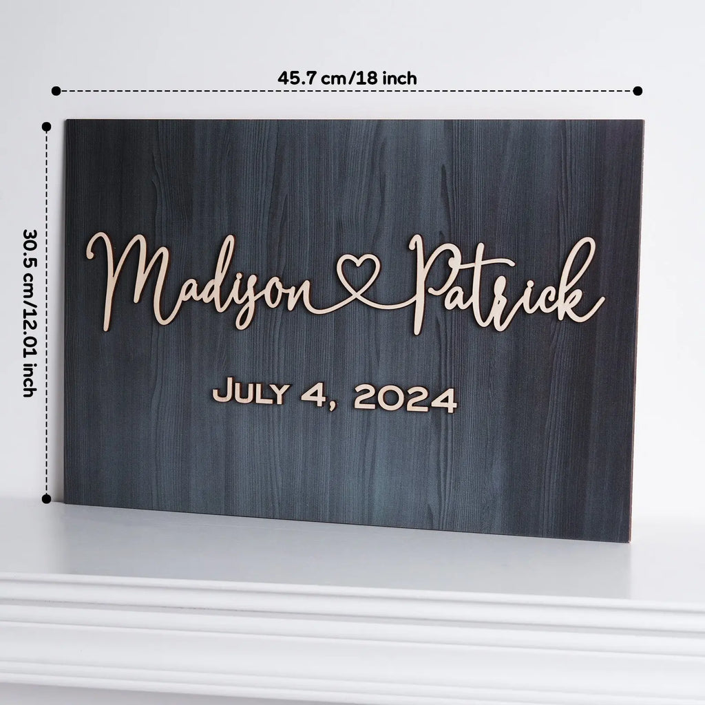 Personalized Wedding Sign Wedding Welcome Sign for Wedding Entrance