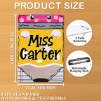 Custom Text Name Folder with Pencil Design – Teacher's Day & Back to School Gift