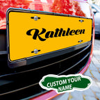 Custom License Plate Personalized Name Funny License Plate for Car