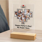 meaningful custom gift for dad with keepsake style photo