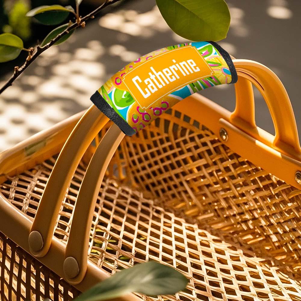 Personalized Vacation Element Luggage Handle Wraps Travel Accessories Gift for Travel Lovers