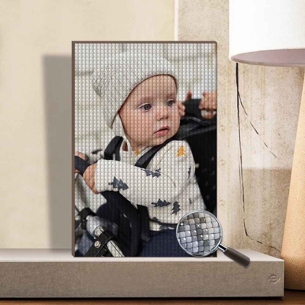 Pintura de diamantes 5D personalizada sin marco - 7 colores