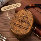 Custom Kalimba Thumb Piano Music Note Wooden Mini Thumb Piano