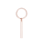 Personalized 3D Bar Keychain Engraved Music Code Key Chain