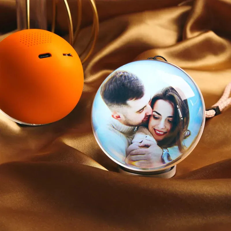 Glass Video Globe – Playable Video Gift Sphere for Valentine’s Day Birthday and Christmas