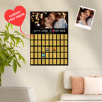 Personalised Scratch off Bucket list Custom Scratch off Poster Wedding Gift for Couple