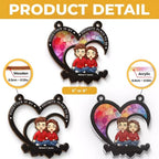 Falling In Love All Over Again - Couple Personalized Window Hanging Suncatcher - Gift For Husband Wife, Anniversary 671236 - DiyGiftly
