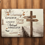 Family A Little Bit Of Crazy - Personalized Doormat - Gift For Family 708283 - D - DiyGiftly