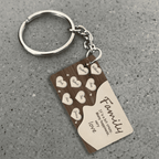 Family, A Little Madness, A Lot of Happiness - Personalized Family Keychain 739307 - DiyGiftly