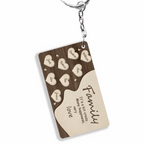Family, A Little Madness, A Lot of Happiness - Personalized Family Keychain 739307 - DiyGiftly