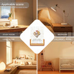 Family Blossoms - Custom Birth Flower & Names Artwork for Your Home LED Night Light 727851 - Z - DiyGiftly