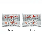 Family Christmas Gifts Snowmen Christmas Art Personalized Pillow Print 714592 - B - DiyGiftly