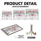 Family Christmas Gifts Snowmen Christmas Art Personalized Wooden Plaque 731675 - DiyGiftly