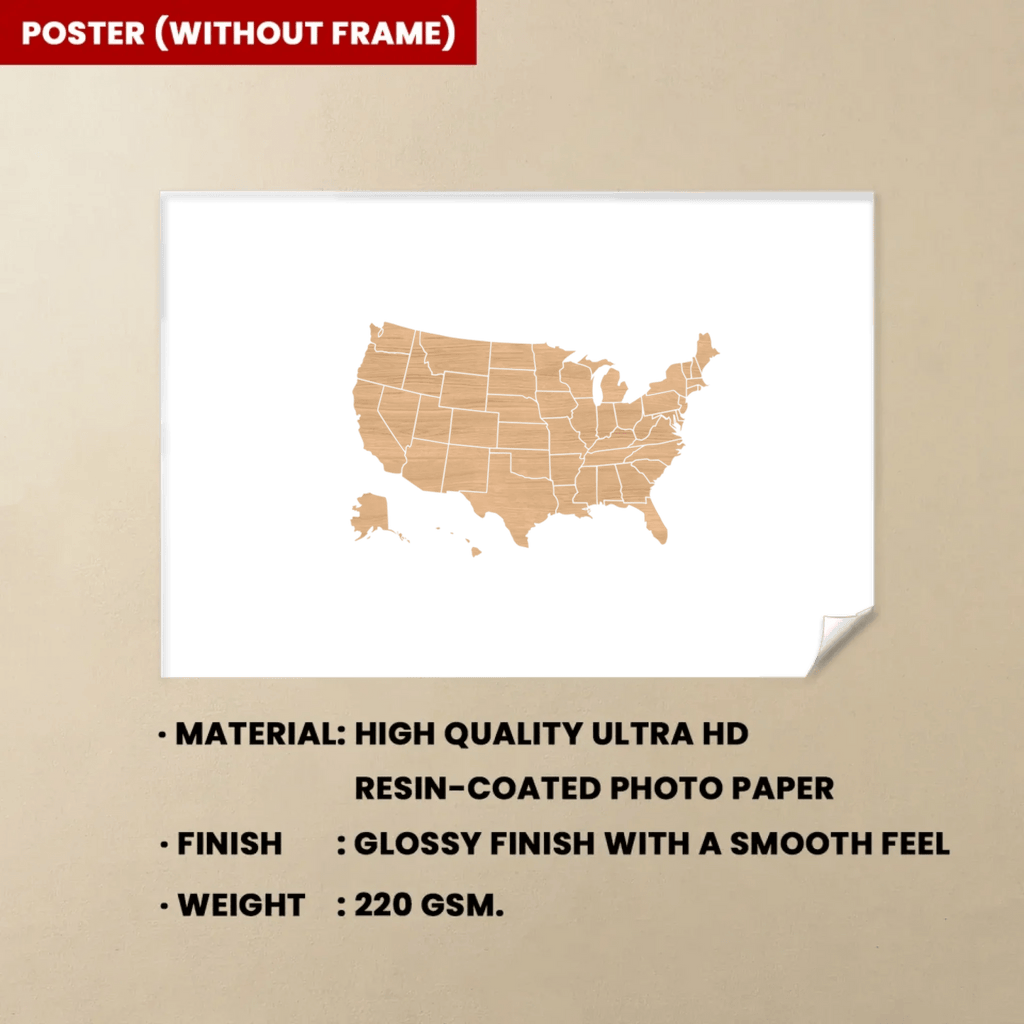 Family Close At Heart State Map - Personalized Poster 746002 - 746111 - DiyGiftly