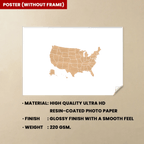 Family Close At Heart State Map - Personalized Poster 746002 - 746111 - DiyGiftly